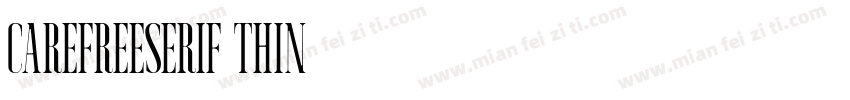 carefreeserif thin字体转换